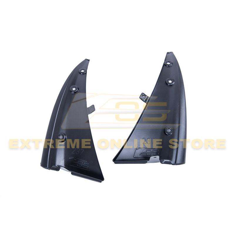 Corvette C7 GM Enhanced Texture Front Splash Guards image 1