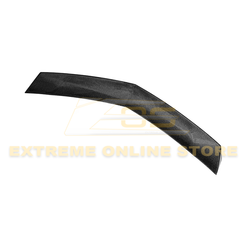 2016-19 Cadillac ATS-V Sedan Carbon Fiber Rear Trunk Lid Wickerbill Spoiler image 1