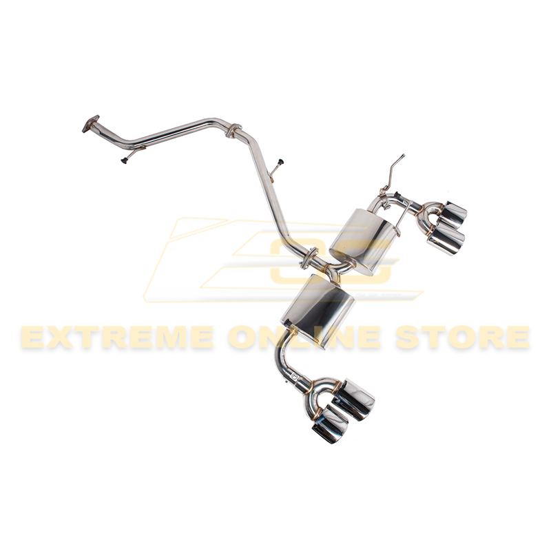 2019-Present Toyota Corolla Hatchback Quad Tips Cat Back Exhaust image 1