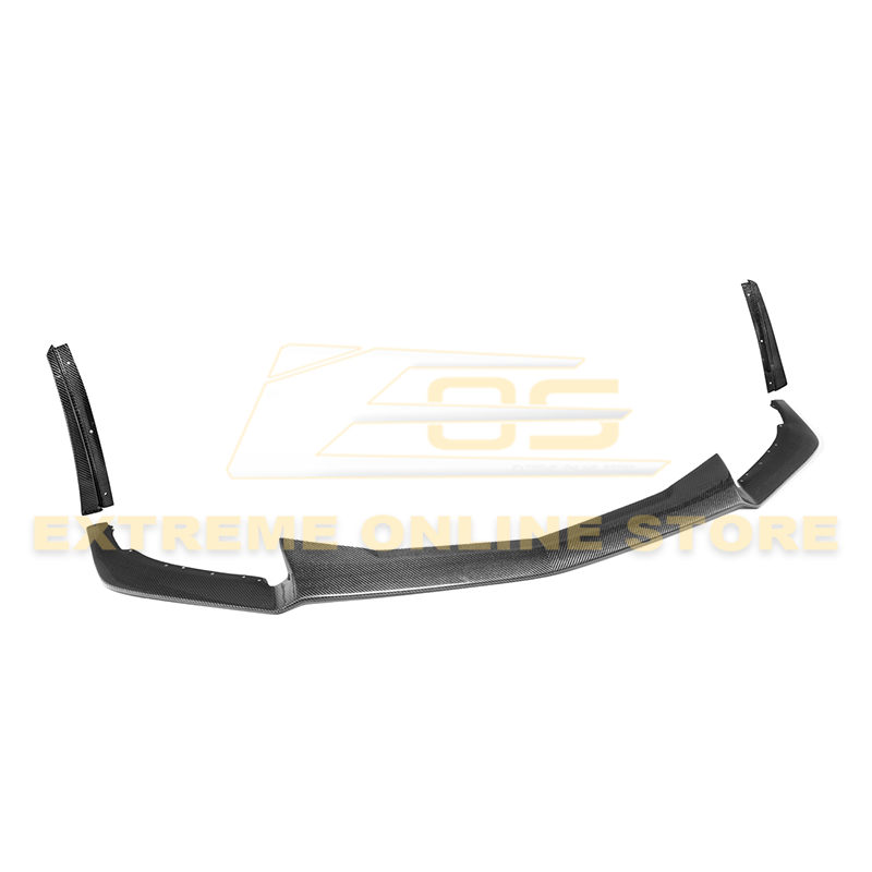 2016-19 Cadillac ATS-V  Carbon Fiber Extended Front Splitter & Side Wheel Arch image 1