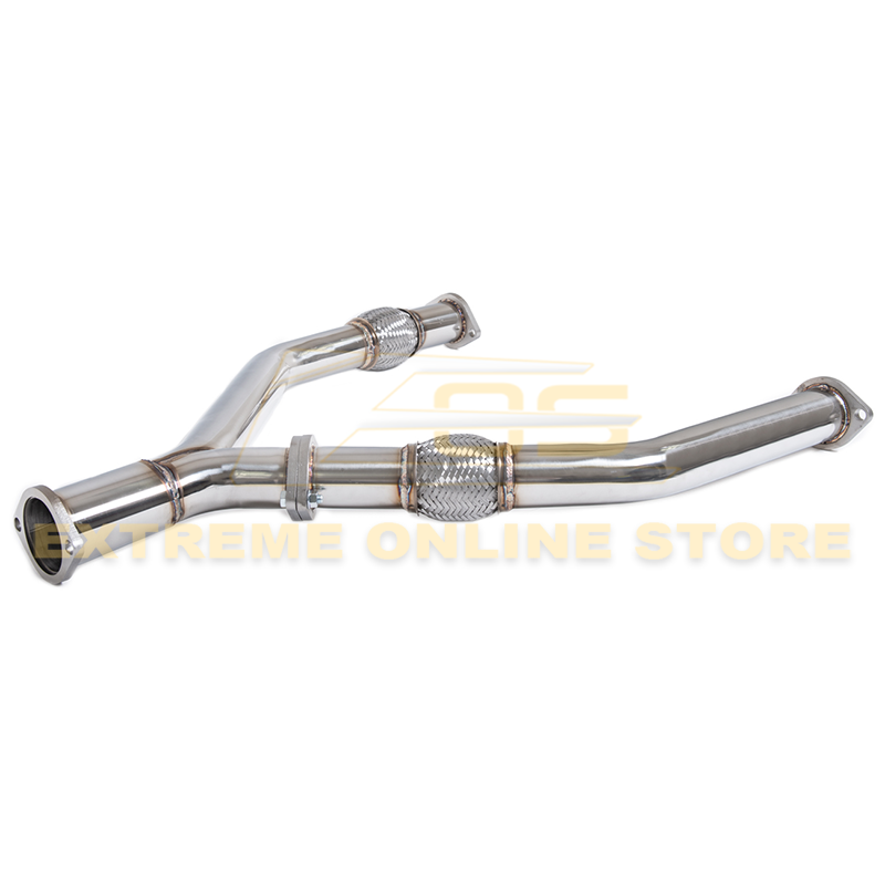 2009-Up Nissan 370z / 14-Up Infiniti Q50 2.5" Y-Pipe Exhaust image 1