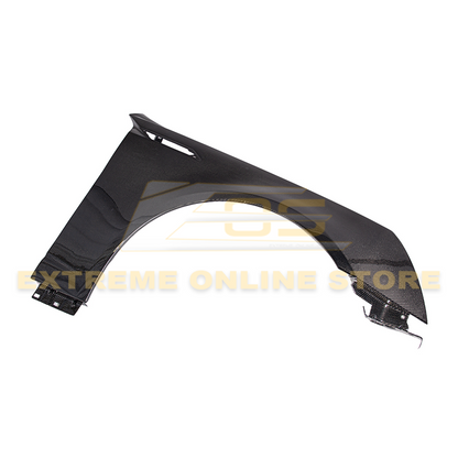 2009-15 Cadillac CTS-V Carbon Fiber Front Side Fender Trim Cover image 1