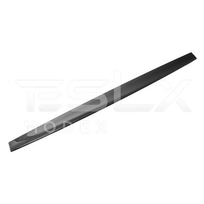 2017-Up Tesla Model 3 20-24 Y Carbon Fiber Interior Instrument Trim image 1