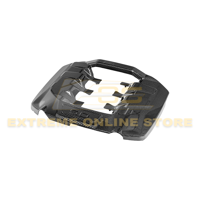 2024-Up Ford Mustang Dry Carbon Fiber Engine Cover image 1