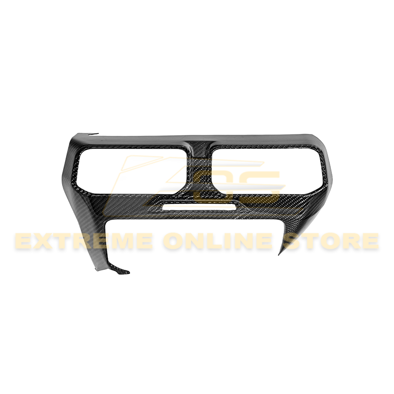 2024-Up Mustang DRY CARBON FIBER AC Outlet Panel Trim image 1