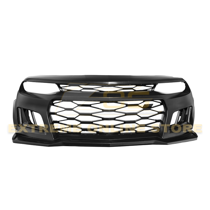 2016-18 Camaro ZL1 Conversion Front Bumper Kit With DRL Light image 1