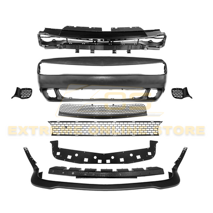 2015-Up Dodge Challenger SRT HellCat Front Bumper Cover image 1