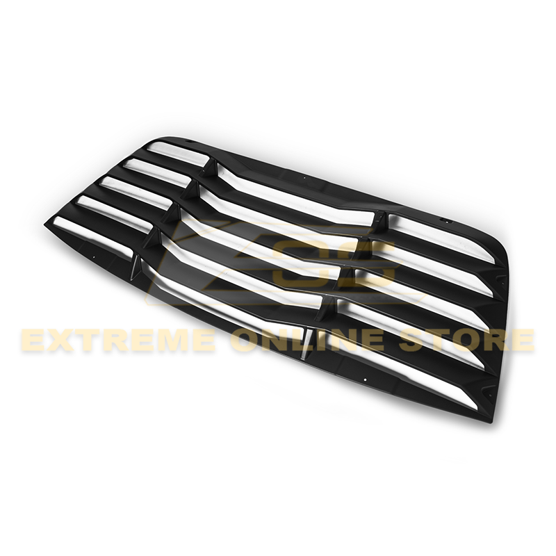 2008+ Dodge Challenger Rear Window Louver Sun Shade Cover image 1