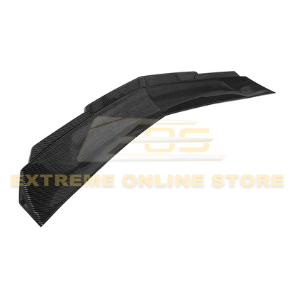 2009-15 Cadillac CTS-V Sedan Full Carbon Fiber Wickerbill Rear Trunk Spoiler image 1