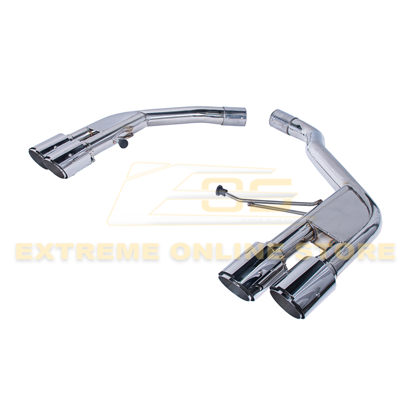 2014-2021 Porsche Macan Muffler Delete Axle Back Quad Tips Exhaust image 1