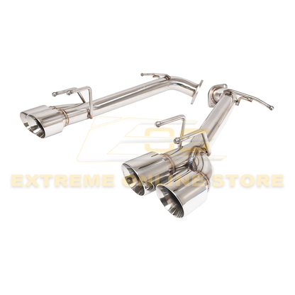2018-24 Toyota Camry Muffler Delete Axle Back Quad Tips Exhaust image 1