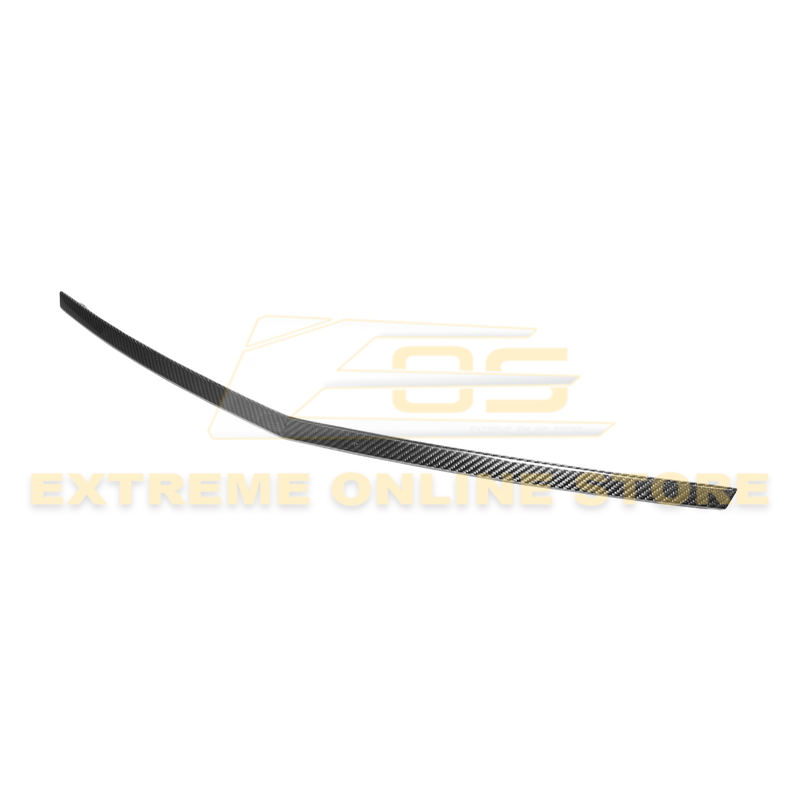 2009-15 Cadillac CTS-V DRY Carbon Fiber Front Hood Trim image 1