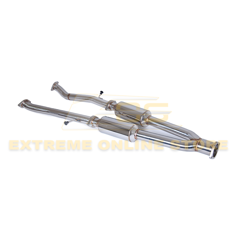 2017-Up Infiniti Q50 2WD 2.5" Resonated Mid-Pipe image 1