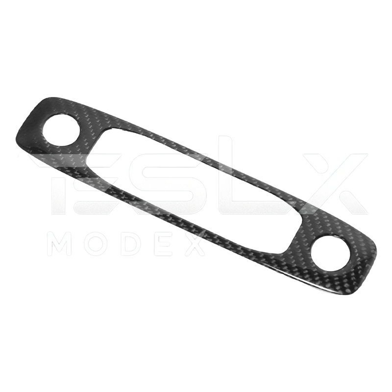 2020-23 Tesla Model 3 20-24 Y Carbon Fiber Interior Reading Light Frame image 1