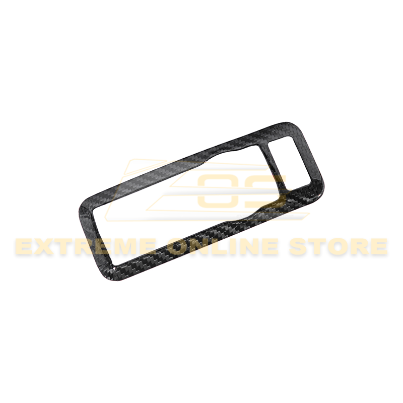 2021-Up Mustang Mach-E DRY CARBON FIBER Head Light Control Panel Trim image 1