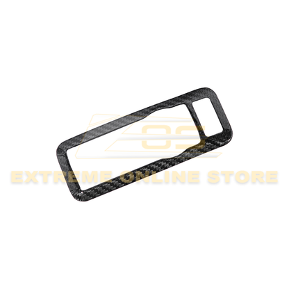 2021-Up Mustang Mach-E DRY CARBON FIBER Head Light Control Panel Trim image 1