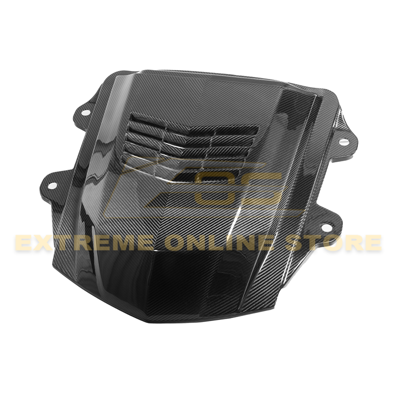 Chevrolet Corvette C7 ZR1 DRY Carbon FIBER Hood Cowl Louver Cover image 2
