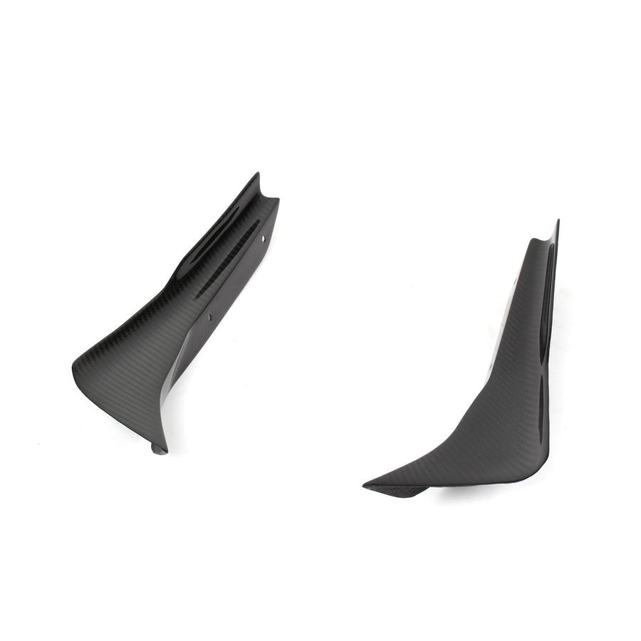 Carbon Fiber Front Bumper Canards ( Bottom)- 2015-2017 Subaru WRX STI