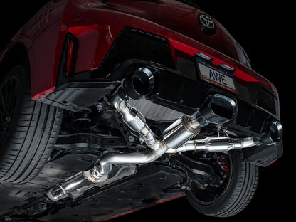 AWE Touring Edition Exhaust for GR Corolla - Diamond Black Tips image 16