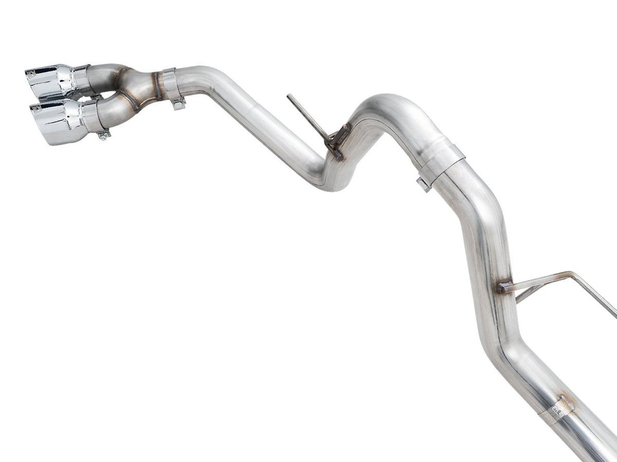 AWE 0FG Dual Side Exit Exhaust for '21+ Ford F-150 - 4.5 Chrome Silver Tips image 9