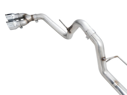 AWE 0FG Dual Side Exit Exhaust for '21+ Ford F-150 - 4.5 Chrome Silver Tips image 9
