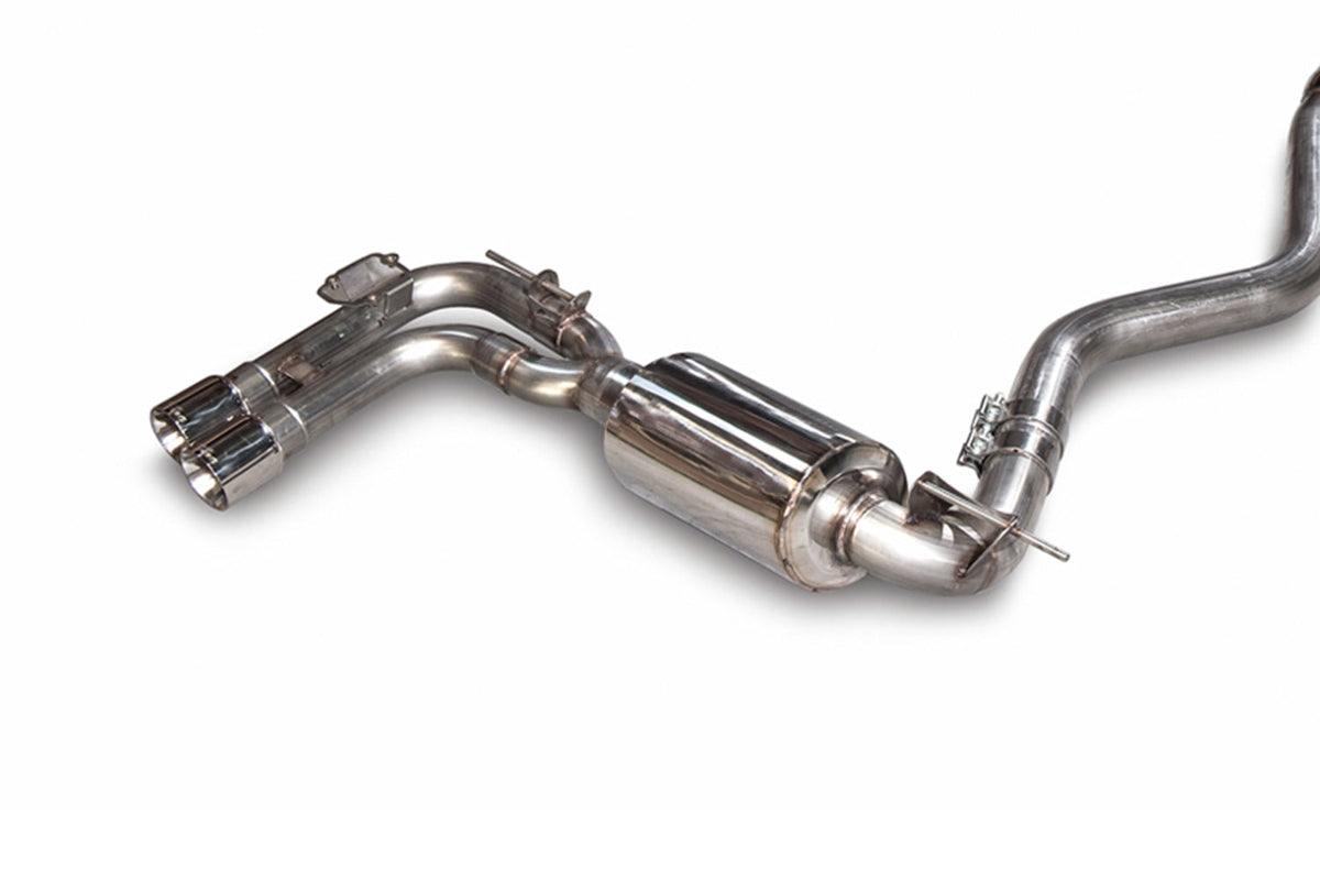 AWE Touring Edition Axle-back Exhaust for BMW F3X 28i / 30i, Single Side - Chrome Silver Tips (80mm) image 1