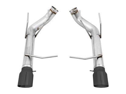 AWE Track Edition Axle-back Exhaust for the S197 Ford Mustang GT - Diamond Black Tips image 2