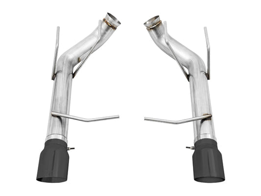 AWE Track Edition Axle-back Exhaust for the S197 Ford Mustang GT - Diamond Black Tips image 2