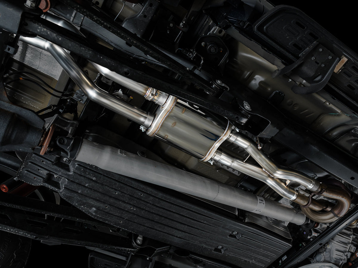 AWE SwitchPath™ Exhaust for Gen 3 Raptor - Diamond Black Tip image 8