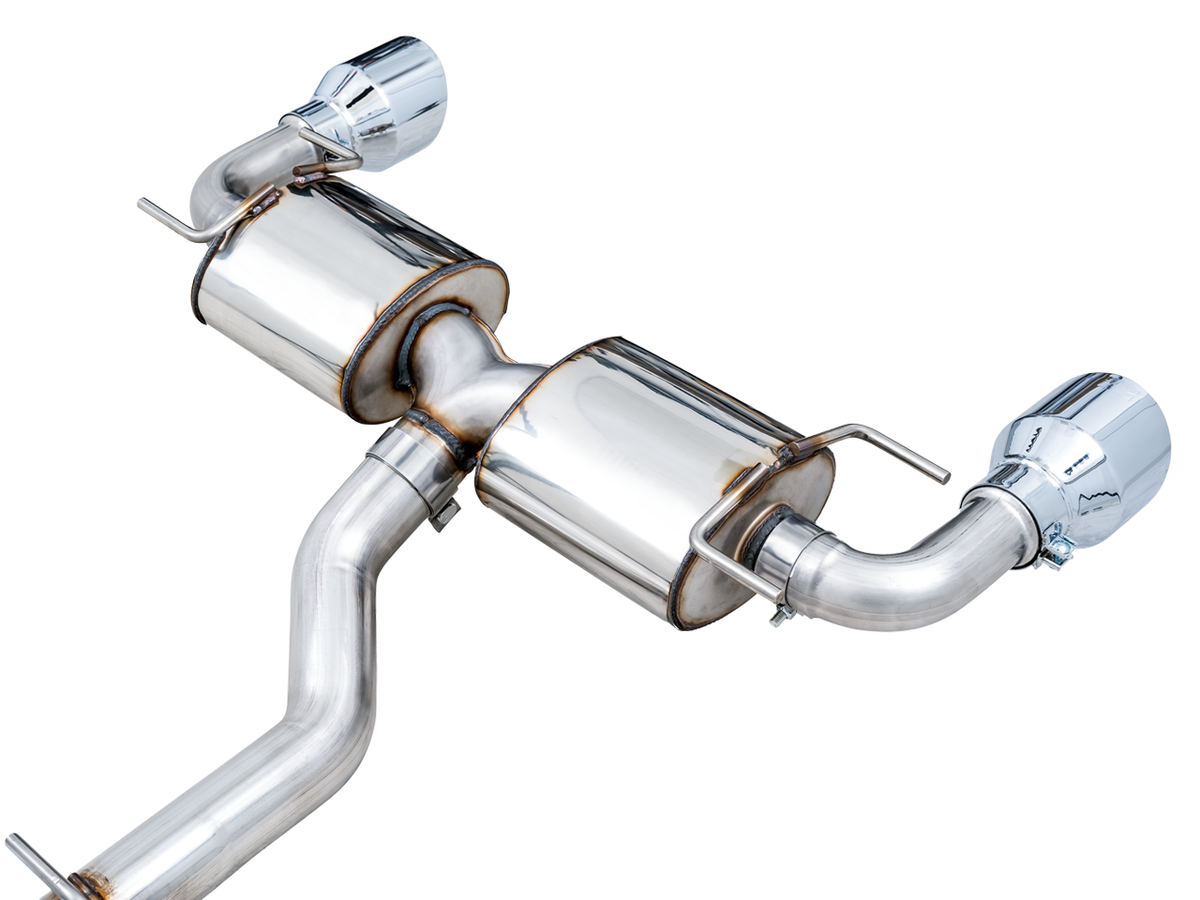 AWE Touring Edition Exhaust for Subaru BRZ / Toyota GR86 / Toyota 86 / Scion FR-S - Chrome Silver Tips image 9