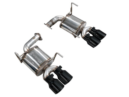 AWE Touring Edition Axleback Exhaust for VB Subaru WRX - Diamond Black Tips image 9