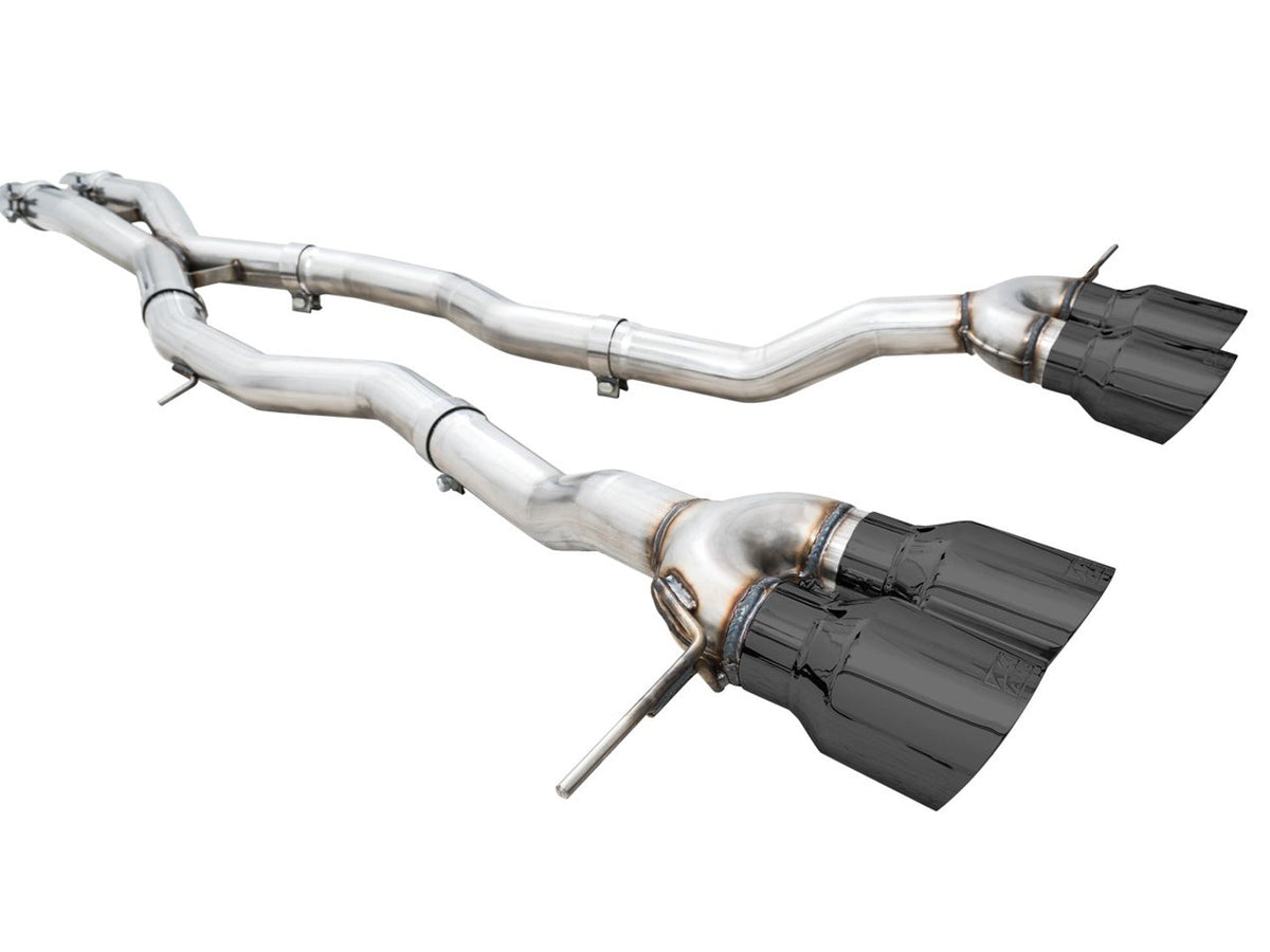 AWE Track Edition Catback Exhaust for BMW G8X M3/M4 - Diamond Black Tips image 9