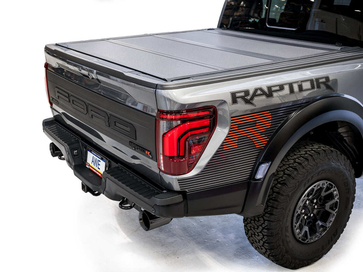 AWE SwitchPath™ Exhaust for Gen 3 Raptor R - Diamond Black Tips image 8