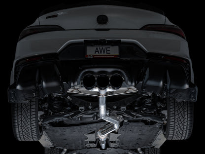 AWE Track Edition Exhaust for DE5 Integra Type-S - Triple Diamond Black Tips image 12