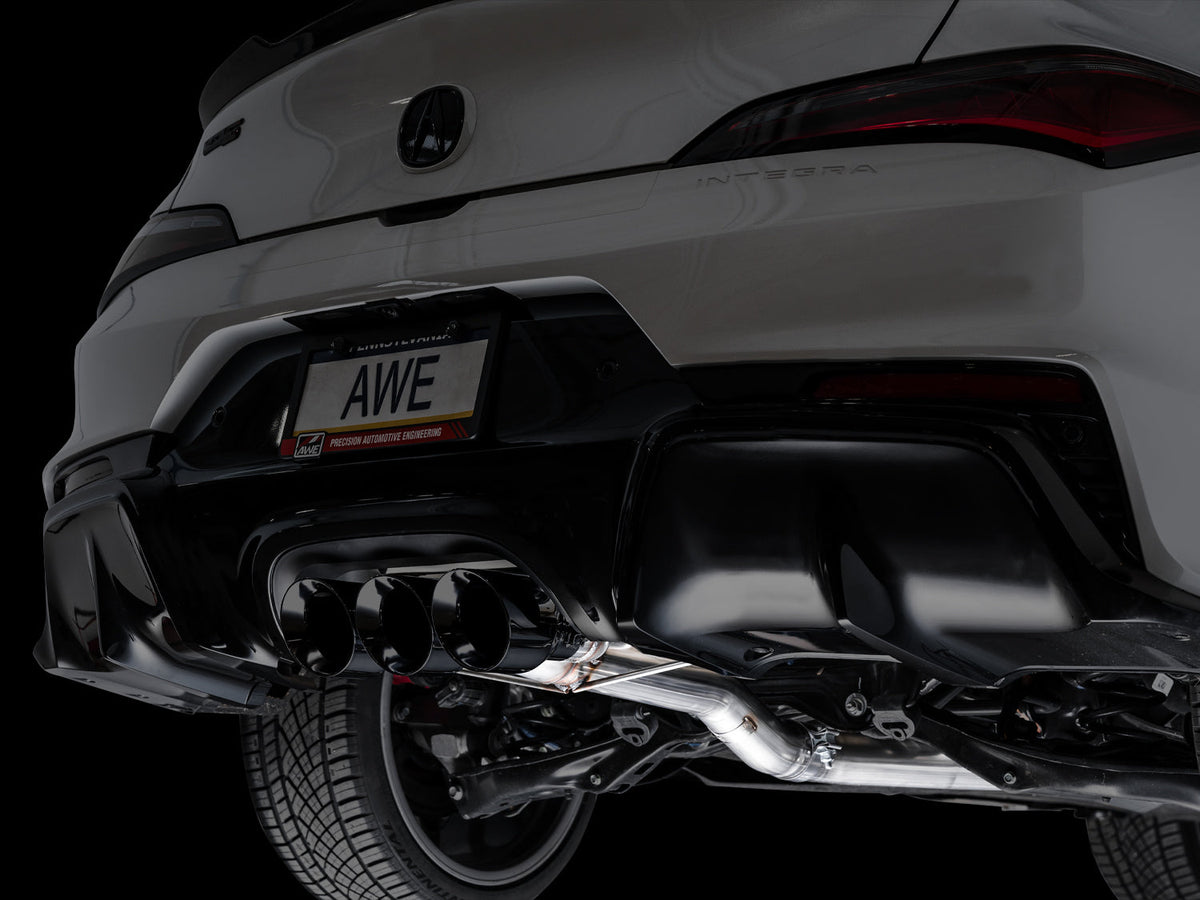 AWE Track Edition Exhaust for DE5 Integra Type-S - Triple Diamond Black Tips image 13