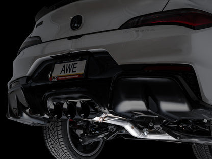 AWE Track Edition Exhaust for DE5 Integra Type-S - Triple Diamond Black Tips image 13