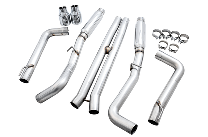 AWE Track Edition Exhaust for 15+ Charger 6.4 / 6.2 SC - Chrome Silver Tips image 9