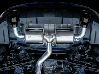 AWE Touring Edition Exhaust for Subaru BRZ / Toyota GR86 / Toyota 86 / Scion FR-S - Diamond Black Tips image 4