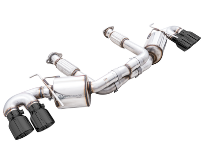 AWE Touring Edition Exhaust for C8 Corvette -- Diamond Black Tips image 1