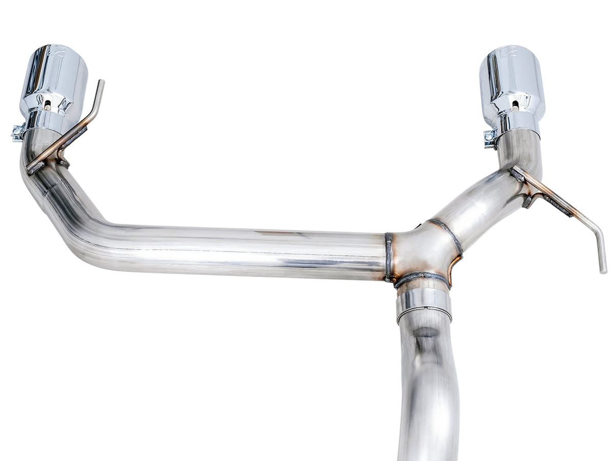 AWE 0FG Catback Exhaust for Ford Bronco with BashGuard™ - Dual 4.5 Chrome Silver Tips image 7