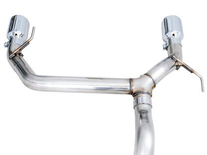 AWE 0FG Catback Exhaust for Ford Bronco with BashGuard™ - Dual 4.5 Chrome Silver Tips image 7