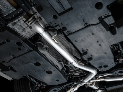 AWE Track Edition Exhaust for GR Corolla - Chrome Silver Tips image 7