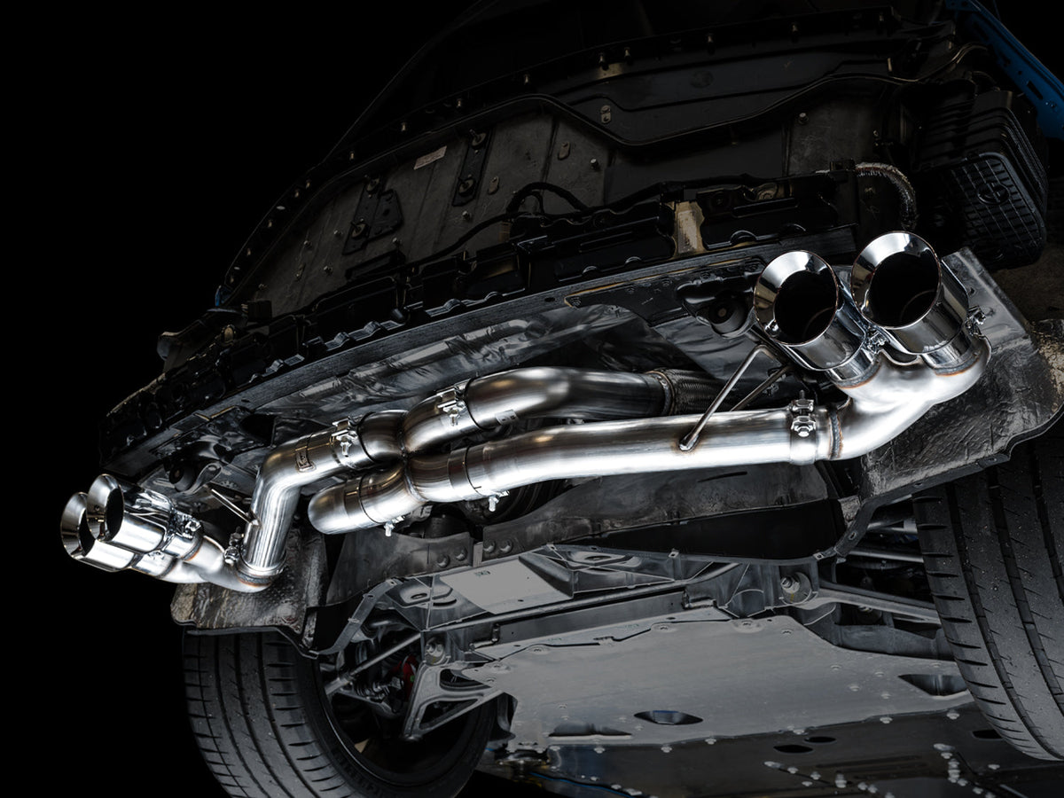 AWE Track Edition Exhaust for C8 Corvette -- Chrome Silver Tips image 8