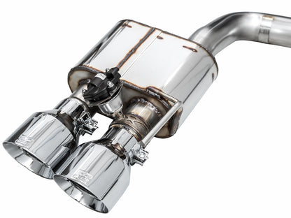 AWE SwitchPath™ Exhaust for S650 Ford Mustang Dark Horse - Quad Chrome Silver Tips image 15