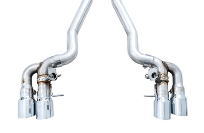 AWE SwitchPath™ Axleback Exhaust for BMW F90 M5 - Chrome Silver Tips image 3
