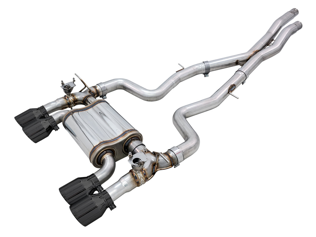 AWE SwitchPath™ Catback Exhaust for BMW F8X M3/M4 - Diamond Black image 1
