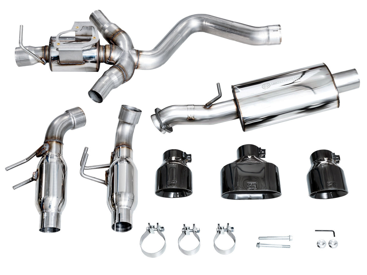AWE Touring Edition Exhaust for GR Corolla - Diamond Black Tips image 18