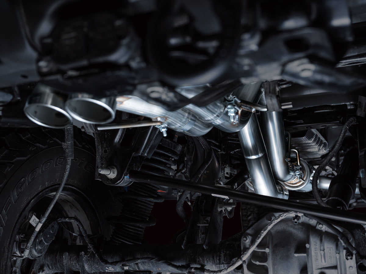 AWE SwitchPath Exhaust for Ford Bronco Raptor - Dual BashGuards image 11