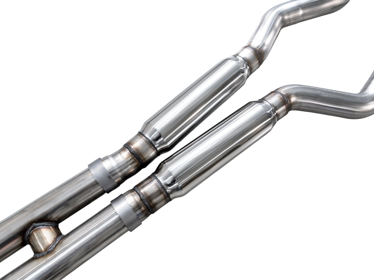 AWE SwitchPath™ Cat-back Exhaust for '18-'23 S550 Mustang GT - Quad Diamond Black Tips image 13