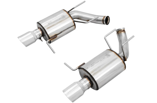 AWE Touring Edition Axle-back Exhaust for the S197 Ford Mustang GT - Chrome Silver Tips image 1